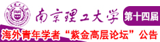 黄色网战操bb南京理工大学第十四届海外青年学者紫金论坛诚邀海内外英才！